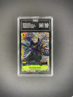 Roronoa Zoro (Illustration Box Vol.3) OP07-113 One Piece Promo TAG 10 Card - Image 1