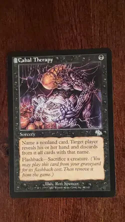 Cabal Therapy Judgment EX/LP 62/143 MTG Magic the Gathering Sorcery Uncommon - Image 1