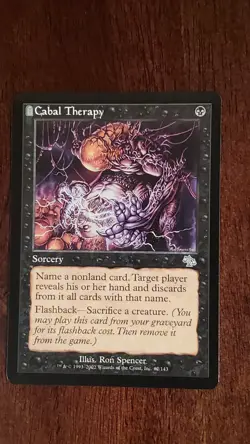 Cabal Therapy Judgment EX/LP 62/143 MTG Magic the Gathering Sorcery Uncommon - Image 3