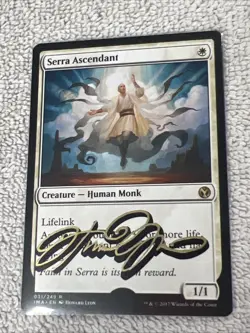 Serra Ascendant Artist Proof Shadow Signed Iconic Masters - Image 1