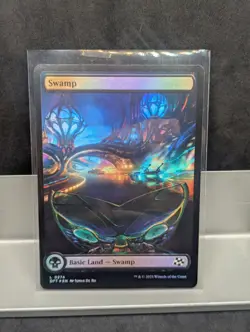 Swamp 274 FULL ART FOIL X1 NM Aetherdrift MTG Magic the gathering - Image 1