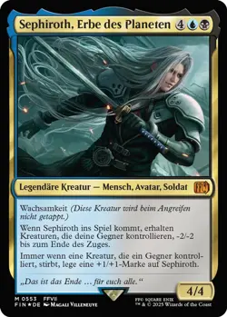 MTG Magic the Gathering FINAL FANTASY Sephiroth Erbe des Planeten mythic Foil - Image 1