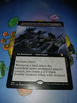 1 x Curse of the Restless Dead - Extended Art - Midnight Hunt non-foil MTG - Image 1