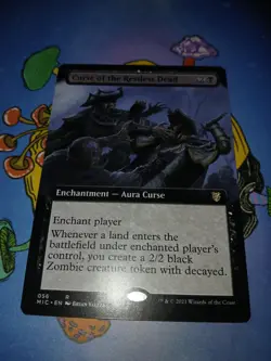 1 x Curse of the Restless Dead - Extended Art - Midnight Hunt non-foil MTG - Image 2
