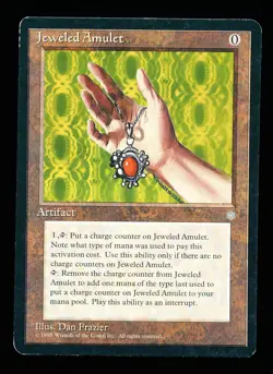 * * 1x Jeweled Amulet x1 * * Ice Age MTG VLP Very Lightly Played - Image 1