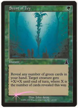 MTG Scent of Ivy FOIL Urza's Destiny Common MP - Image 1
