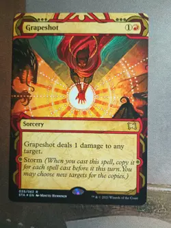 Grapeshot x1 Etched STX Strixhaven Mystical Archives 2021 MTG Magic Gathering - Image 1