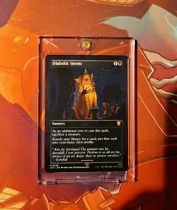 Magic the Gathering Diabolic Intent (Borderless) LoTR Regular - Image 1