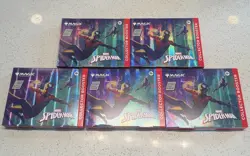 Lot of 5 - Magic: The Gathering - Marvel’s Spider-Man Collector Omega Boxes NEW - Image 1
