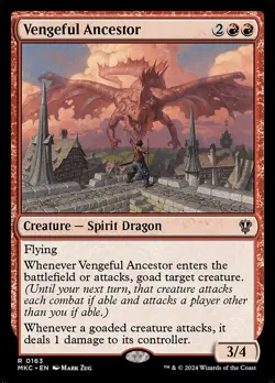 NM Vengeful Ancestor, MTG, Murders at Karlov Manor, Magic the Gathering, 163 - Image 1