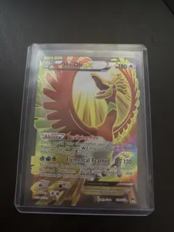 Pokemon TCG Ho-Oh EX Full Art Holo Card 121/122 Ultra XY Breakpoint - Image 1