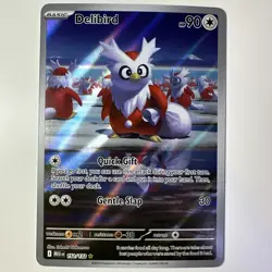 Pokemon TCG Delibird 152/132 Me01: Mega Evolution Holo - NM - Image 1