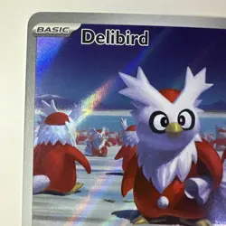Pokemon TCG Delibird 152/132 Me01: Mega Evolution Holo - NM - Image 2