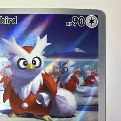 Pokemon TCG Delibird 152/132 Me01: Mega Evolution Holo - NM - Image 3