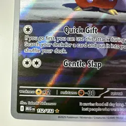 Pokemon TCG Delibird 152/132 Me01: Mega Evolution Holo - NM - Image 4
