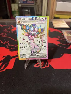 Espeon ex 175 Black Star Promo SVP NM Prismatic Evolutions Pokemon TCG - Image 1