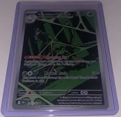 Pokemon TCG Team Rockets Spidops 187/182 Destined Rivals Illustration Rare - Image 1