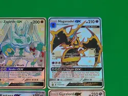 Mint Pokemon Hidden Fates Shiny Vault GX Lot 4 Zygarde, Naganadel, Guzzlord, Ka - Image 5