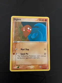 Pokemon TCG - Diglett EX Crystal Guardians 50/100 Common VLP - Image 1