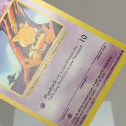 Pokemon TCG - Abra 43/102 Base Set Common Shadowless WOTC 1999 - EXC - See Desc - Image 4