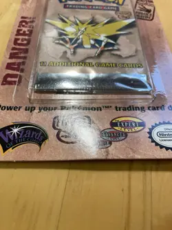 Pokemon Fossil Unlimited Zapdos Artwork Blister Booster Pack FACTORY SEALED!! - Image 3
