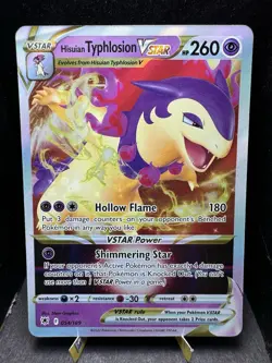 Pokemon TCG SWSH Astral Radiance Hisuian Typhlosion VSTAR 054/189 Ultra Rare NM! - Image 1