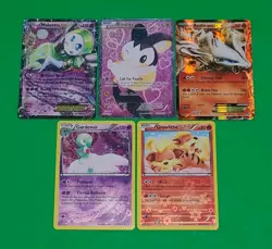 Emolga RC23 Full Art Pokemon B&W Legendary Treasures Radiant Collection Lot Of 5 - Image 1