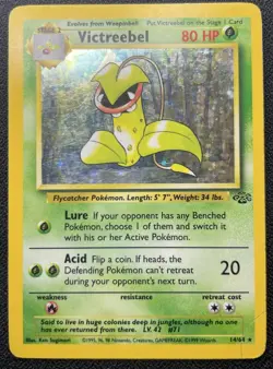 Pokemon Victreebel 14/64 Holo Rare Unlimited Jungle HP / DMG - Image 1
