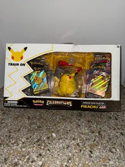Pokemon TCG Celebrations Premium Figure Collection Pikachu VMAX Box 820650809408 - Image 1