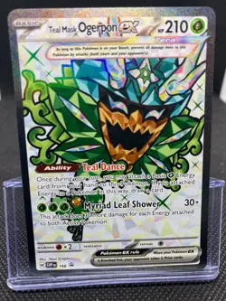 Pokemon Teal Mask Ogerpon ex 166 - Scarlet & Violet Promo - NM English - Image 1