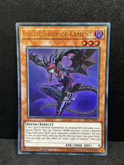 Yugioh Lilith, Lady of Lament Ultra SR06-EN000 1st Edition HP - Image 1
