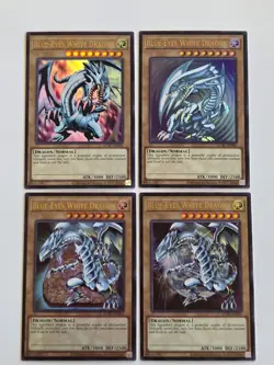 Blue-Eyes White Dragon LCKC-EN001 Version 2 Legendary Collection Kaiba Yugioh NM - Image 1
