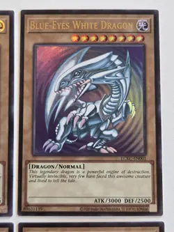 Blue-Eyes White Dragon LCKC-EN001 Version 2 Legendary Collection Kaiba Yugioh NM - Image 3