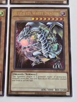 Blue-Eyes White Dragon LCKC-EN001 Version 2 Legendary Collection Kaiba Yugioh NM - Image 5