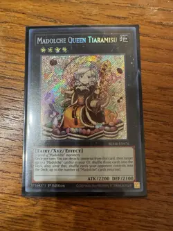 Madolche Queen Tiramisu BLMR-EN076 Secret Rare 1st Edition Yu-Gi-Oh! NM - Image 1