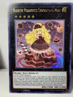 Madolche Puddingcess Chocolat-A-La-Mode DUOV-EN082 Ultra Rare 1st Ed NM Yugioh - Image 1