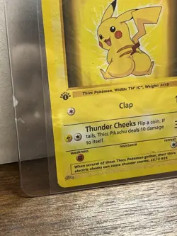 Pokemon TCG - Thicc Pikachu Meme Card (Unofficial Parody - Not PSA Graded) - Image 5