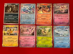 Pokemon TCG Eeveelution Lot | 8 Cards Set Holo Rare | Prismatic Evolutions | NM - Image 3