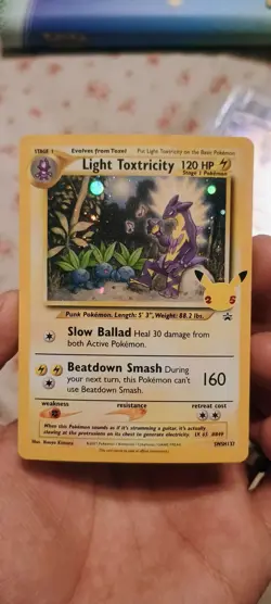 Light Toxtricity SWSH137 SWSH: Sword & Shield Promo Cards Holo - Image 1