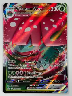 Pokemon Cards Venusaur VMAX SWSH 102 Sword & Shield Black Star Promo - Image 1