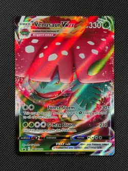 Pokemon Cards Venusaur VMAX SWSH 102 Sword & Shield Black Star Promo - Image 2