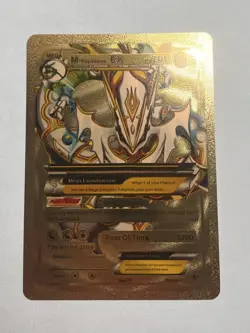 M Rayquaza EX Gold Foil HP 700 Fan Art Display Card NM - Image 1