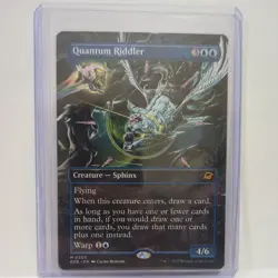 Magic the Gathering Quantum Riddler borderless near mint regular mythic card - Image 1