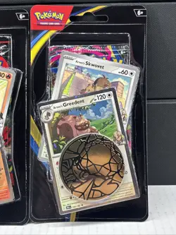 Pokemon Phantasmal Flames 2 Pack LOT With Magcargo & Greedent Promo Cards NEW ?? - Image 3