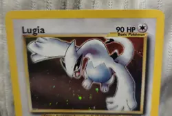 Pokemon TCG Lugia Neo Genesis Holo Rare Card 9/111 Beautiful Mint Condition - Image 2