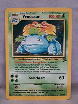Pokemon 1999-2000 Venusaur Baseset 2 Holo Raw Card - Image 1