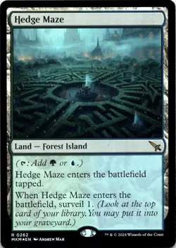 Hedge Maze FOIL Murders at Karlov Manor Magic MTG NM - Image 1