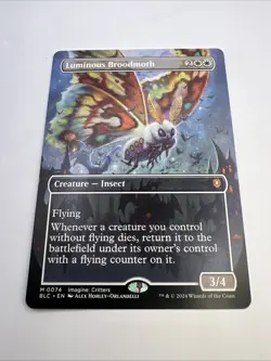 MTG Luminous Broodmoth (Borderless) #74 - Commander: Bloomburrow - Image 1