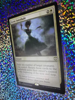 2021 MTG Kaldheim: Commander Rare Regular 022 Eerie Interlude - Image 5