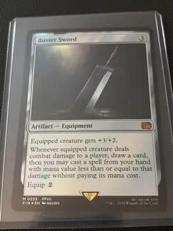 MTG Buster Sword (Mythic) - Final Fantasy Crossover - Artifact Equipment - Image 1